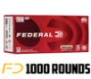 Federal Champion 9MM  115gr  FMJ - 1000 Rounds  029465060879  - Free Shipping