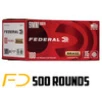 Federal Champion 9MM  115gr  FMJ - 500 Rounds  MPN  WM51991  - Free Shipping