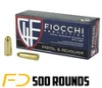 Fiocchi Range Dynamics 9MM  115gr  FMJ - 500 Rounds  FDS  - Free Shipping