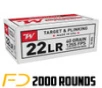 Winchester  22 LR  40gr  LRN - 2000 rounds  MPN  USA22LR   FDS  - Free Shipping
