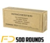 Winchester Service Grade 9MM  115gr  FMJ - 500 Rounds - Free Shipping