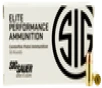 Sig Sauer Elite Performance 9MM  124gr  V-Crown JHP - 50 Rounds  MPN  E9MMA250 