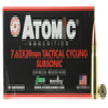 Atomic Ammunition 7 62X39MM  220gr  TAC SUB - 50 Rounds