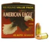 American Eagle Handgun Ammunition  45 ACP 230 gr FMJ 890 fps 100 ct FDS