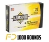 Armscor  223 REM  55gr  FMJ - 1000 Round Case
