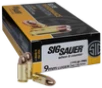 Sig Sauer Elite Performance Ball 9MM  115gr  FMJ - 50 Rounds  MPN  E9MMB150 