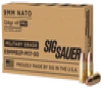 Sig Sauer Elite Performance Ball 9MM  124gr  FMJ - 50 Rounds  MPN  E9MMB2PM1750 