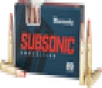Hornady 80877 Subsonic 300 AAC Blackout Whisper  7 62x35mm  190 GR Sub-X 20 Bx  10 Cs