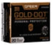 Speer Ammo 54000GD Gold Dot Personal Protection  10mm Automatic 200 GR Hollow Point 20 Bx  10 Cs