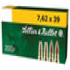 Sellier  Bellot Rifle  762X39  124 Grain  Full Metal Jacket  20 Round Box SB76239A
