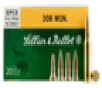 Sellier  Bellot SB308D Rifle Hunting 308 Win 7 62 NATO 150 GR SPCE  Soft Point Cut-Through Edge  20 Bx  25 Cs