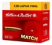SB Ammo  338 Lapua Mag Match 250Gr BTHP 10-Pack