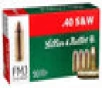 SB Ammo  40Sw 180gr  FMJ-RN50-Pack