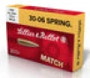 Sellier  Bellot SB3006D Rifle Match 30-06 Springfield 168 GR BTHP 20 Bx  20 Cs