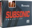 Hornady Ammo Subsonic  45-70 Govt 410Gr  Sub-X 20-Pk 82742