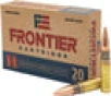Frontier Cartridge FR400 Rifle  300 Blackout 125 gr Full Metal Jacket  FMJ  20 Bx  10 Cs