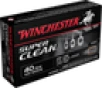 Winchester Ammo W40SWLF Super Clean 40 Smith  Wesson 120 GR Full Metal Jacket 50 Bx  10 Cs