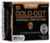 Speer Ammo 23980GD Gold Dot Personal Protection  44 Special 200 GR Hollow Point 20 Bx  10 Cs