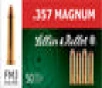 Sellier  Bellot SB357A Handgun 357 Mag 158 GR FMJ 50 Bx  20 Cs