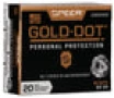 Speer Ammo 23604GD Gold Dot Personal Protection  32 Automatic Colt Pistol  ACP  60 GR Hollow Point 20 Bx  10 Cs