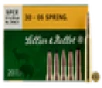 Sellier  Bellot SB3006A Rifle Training 30-06 Springfield 180 GR FMJ 20 Bx  20 Cs