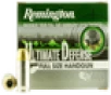 Remington Ammunition HD45APA Ultimate Defense Full Size Handgun 45 Automatic Colt Pistol  ACP  185 GR Brass Jacket Hollow Point 20 Bx  25 Cs
