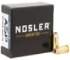 Nosler ASP Subsonic Centerfire Ammunition  40 Smith   Wesson  Jacketed Hollow Point  180 Grain - 20 Cartridge Box   20   1  