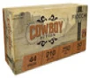Fiocchi Cowboys Subsonic Centerfire Ammunition  44 S W Special  Lead Flat Point  210 Grain - 50 Cartridge Box   50   1  