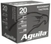 Aguila Buckshot Tactical 20 Gauge Shotshell Ammunition  2 3 4 Inch  1220 FPS  16 Pellet   2 Buck - 25 Cartridge Box   25   1  