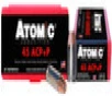 Atomic Ammunition 00433 Pistol Precision Craft 45 ACP P 230 gr Bonded Match Hollow Point 50 Per Box 10 UPC  858767004331