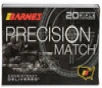 Barnes Precision Match Hyper Velocity Centerfire Ammunition  338 Lapua Mag  Open Tip Match Boat Tail  300 Grain - 20 Cartridge Box   20   1  