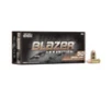 CCI Blazer Standard Velocity Centerfire Ammunition  9mm Luger  Full Metal Jacket  115 Grain - 50 Cartridge Box   50   1  