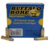 Buffalo Bore Ammunition 20H20 Outdoorsman Strictly Business 38 Special P 158 gr Hard Cast 20 Per Box 12 UPC  651815020280