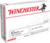 Winchester USA White Box Standard Velocity Centerfire Ammunition  10mm Auto  Full Metal Jacket Flat Nose  180 Grain - 50 Cartridge Box   50   1  