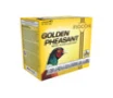Fiocchi Golden Pheasant 12 Gauge Shotshell Ammunition  2 3 4 Inch  1250 FPS  1 3 8 Ounce   5 Shot - 25 Cartridge Box   25   1  