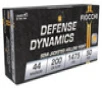 Fiocchi Defense Dynamics Hyper Velocity Centerfire Ammunition  44 Rem Mag  Semi Jacketed Hollow Point  200 Grain - 50 Cartridge Box   50   1  