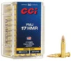 CCI Small Game Hyper Velocity Rimfire Ammunition  17 HMR  Full Metal Jacket  20 Grain - 50 Cartridge Box   50   1  