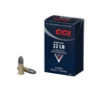 CCI Varmint Subsonic Rimfire Ammunition  22 LR  Lead Round Nose  40 Grain - 50 Cartridge Box   50   1  