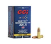 CCI Varmint Quiet 22 Subsonic Rimfire Ammunition  22 LR  Copper Plated Hollow Point  40 Grain - 50 Cartridge Box   50   1  