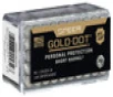 Speer Gold Dot Personal Protection Short Barrel Subsonic Rimfire Ammunition  22 WMR  Copper Plated Hollow Point  40 Grain - 50 Cartridge Box   50   1  