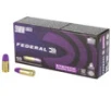 Federal Syntech Subsonic Centerfire Ammunition  9mm Luger  Total Syntech Jacket Flat Nose  147 Grain - 50 Cartridge Box   50   1  