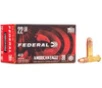 Federal American Eagle High Velocity Rimfire Ammunition  22 LR  Copper Plated Hollow Point  38 Grain - 40 Cartridge Box   40   1  