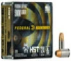 Federal Premium Personal Defense Standard Velocity Centerfire Ammunition  9mm Luger  HST Jacketed Hollow Point  124 Grain - 20 Cartridge Box   20   1  