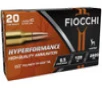 Fiocchi Hyperformance Hunt Hyper Velocity Centerfire Ammunition  6 5 Creedmoor  Super Shock Tip  129 Grain - 20 Cartridge Box   20   1  