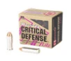 Hornady Critical Defense Lite High Velocity Centerfire Ammunition  38 Special  Flex Tip eXpanding  90 Grain - 25 Cartridge Box   25   1  