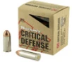 Hornady Critical Defense Subsonic Centerfire Ammunition  45 Colt  Flex Tip eXpanding  185 Grain - 20 Cartridge Box   20   1  