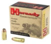 Hornady Custom Subsonic Centerfire Ammunition  32 ACP  Hornady XTP Hollow Point  60 Grain - 25 Cartridge Box   25   1  