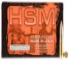 HSM Match Subsonic Centerfire Ammunition  300 Blackout  Sierra MatchKing BTHP  220 Grain - 20 Cartridge Box   20   1  