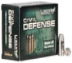 Liberty Ammunition Civil Defense Hyper Velocity Centerfire Ammunition  9mm Luger  P  Lead Free Fragmenting Hollow Point  50 Grain - 20 Cartridge Box   20   1  