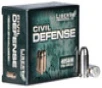 Liberty Ammunition Civil Defense Hyper Velocity Centerfire Ammunition  40 Smith   Wesson  Lead Free Fragmenting Hollow Point  60 Grain - 20 Cartridge Box   20   1  